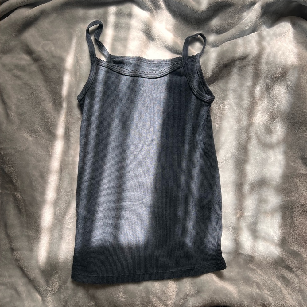 Brandy Melville Navy Blue Tank Top